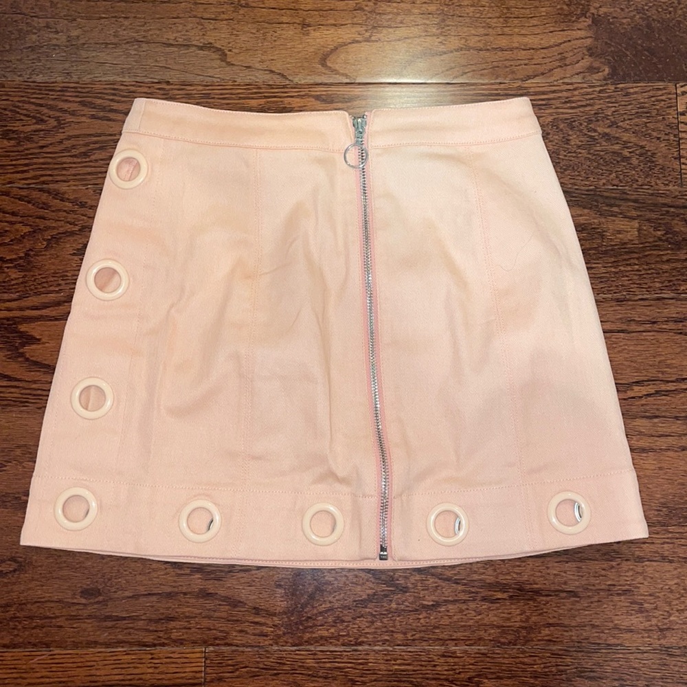 For Love and Lemons Pink Mini Skirt NWOT XS